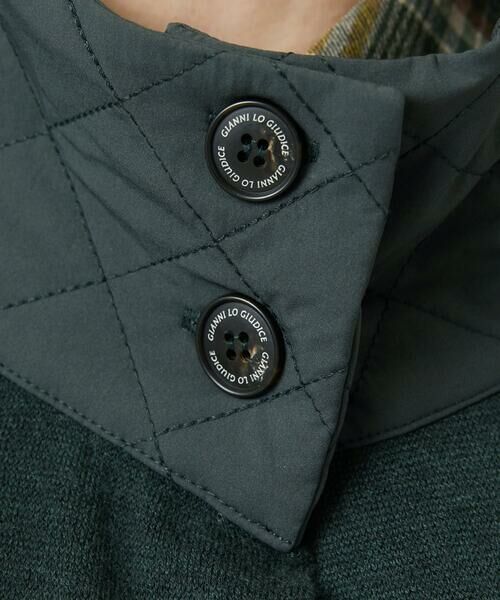 GIANNI LO GIUDICE / ジャンニ・ロ・ジュディチェ セットアップ | [洗える]キルトドッキングニットポンチョ | 詳細11