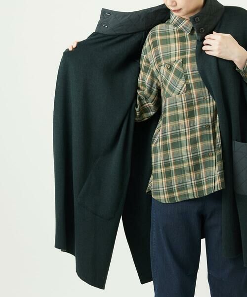 GIANNI LO GIUDICE / ジャンニ・ロ・ジュディチェ セットアップ | [洗える]キルトドッキングニットポンチョ | 詳細14