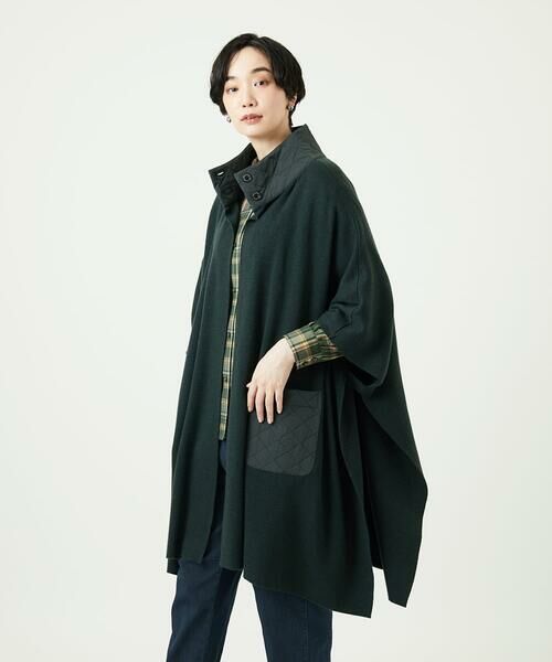 GIANNI LO GIUDICE / ジャンニ・ロ・ジュディチェ セットアップ | [洗える]キルトドッキングニットポンチョ | 詳細2