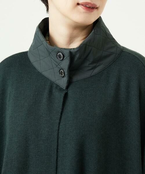 GIANNI LO GIUDICE / ジャンニ・ロ・ジュディチェ セットアップ | [洗える]キルトドッキングニットポンチョ | 詳細7