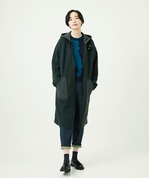 GIANNI LO GIUDICE / ジャンニ・ロ・ジュディチェ セットアップ | [洗える]キルトドッキングニットコーディガン | 詳細12