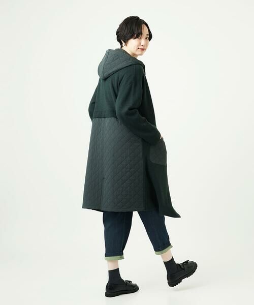 GIANNI LO GIUDICE / ジャンニ・ロ・ジュディチェ セットアップ | [洗える]キルトドッキングニットコーディガン | 詳細13