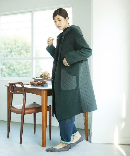 GIANNI LO GIUDICE / ジャンニ・ロ・ジュディチェ セットアップ | [洗える]キルトドッキングニットコーディガン | 詳細18