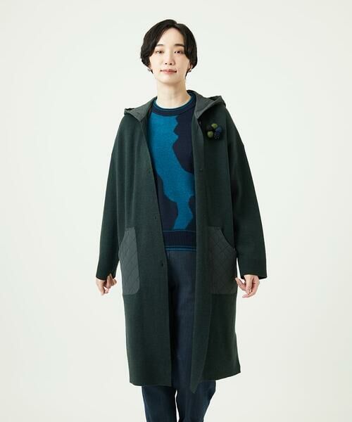 GIANNI LO GIUDICE / ジャンニ・ロ・ジュディチェ セットアップ | [洗える]キルトドッキングニットコーディガン | 詳細2