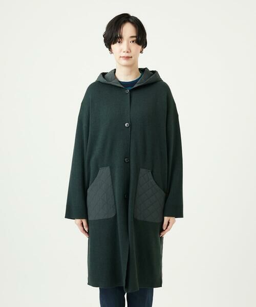 GIANNI LO GIUDICE / ジャンニ・ロ・ジュディチェ セットアップ | [洗える]キルトドッキングニットコーディガン | 詳細3