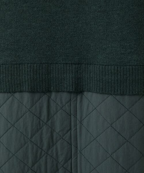 GIANNI LO GIUDICE / ジャンニ・ロ・ジュディチェ セットアップ | [洗える]キルトドッキングニットコーディガン | 詳細6