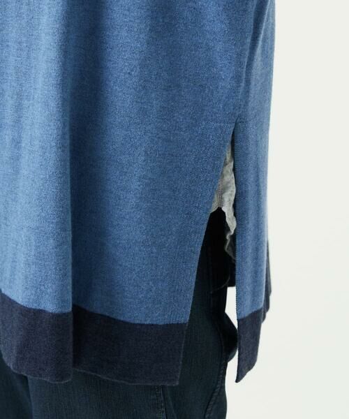 GIANNI LO GIUDICE / ジャンニ・ロ・ジュディチェ セットアップ | [洗える]バイカラーニットカーディガン | 詳細10