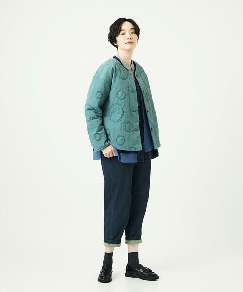 GIANNI LO GIUDICE / ジャンニ・ロ・ジュディチェ セットアップ | [洗える]バイカラーニットカーディガン | 詳細17