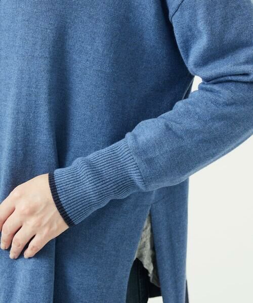 GIANNI LO GIUDICE / ジャンニ・ロ・ジュディチェ セットアップ | [洗える]バイカラーニットカーディガン | 詳細9