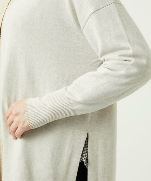 GIANNI LO GIUDICE / ジャンニ・ロ・ジュディチェ セットアップ | [洗える]バイカラーニットカーディガン | 詳細27