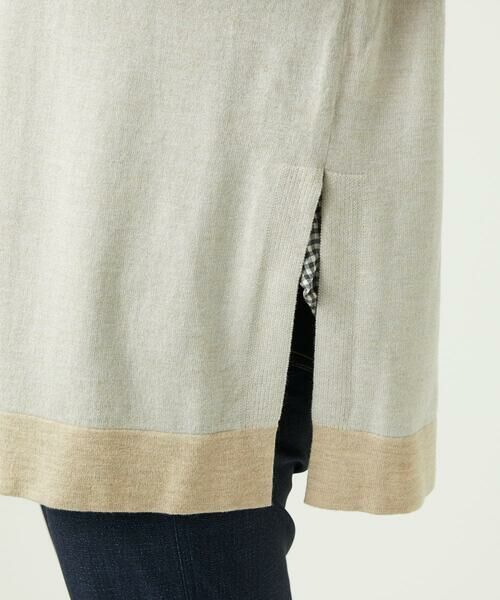 GIANNI LO GIUDICE / ジャンニ・ロ・ジュディチェ セットアップ | [洗える]バイカラーニットカーディガン | 詳細28