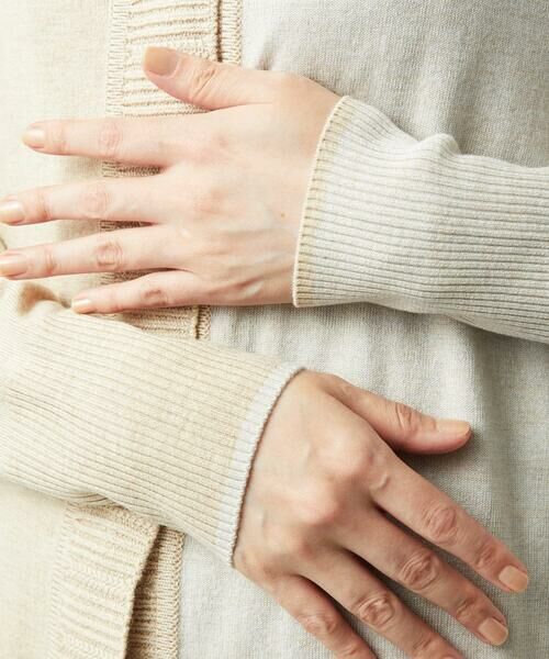 GIANNI LO GIUDICE / ジャンニ・ロ・ジュディチェ セットアップ | [洗える]バイカラーニットカーディガン | 詳細30