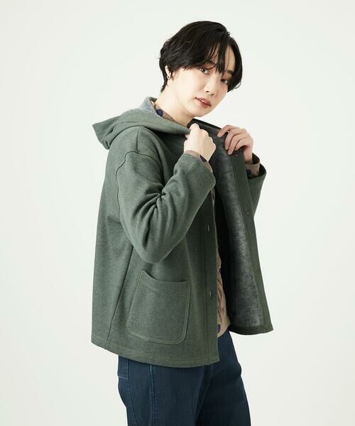 GIANNI LO GIUDICE / ジャンニ・ロ・ジュディチェ パーカー | [洗える]ライクボンバーヒートパーカー | 詳細4