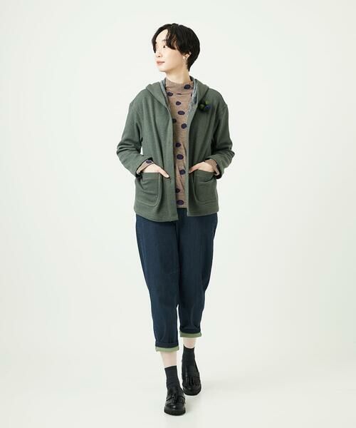 GIANNI LO GIUDICE / ジャンニ・ロ・ジュディチェ パーカー | [洗える]ライクボンバーヒートパーカー | 詳細6