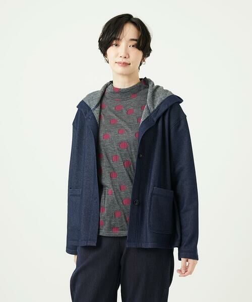 GIANNI LO GIUDICE / ジャンニ・ロ・ジュディチェ パーカー | [洗える]ライクボンバーヒートパーカー | 詳細11