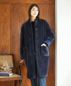 GIANNI LO GIUDICE / ジャンニ・ロ・ジュディチェ その他アウター | ボアタフタキルトコート