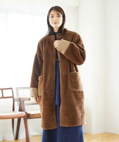 GIANNI LO GIUDICE / ジャンニ・ロ・ジュディチェ その他アウター | ボアタフタキルトコート