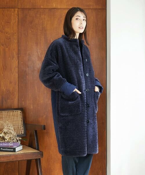 GIANNI LO GIUDICE / ジャンニ・ロ・ジュディチェ その他アウター | ボアタフタキルトコート | 詳細1