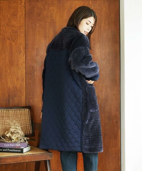 GIANNI LO GIUDICE / ジャンニ・ロ・ジュディチェ その他アウター | ボアタフタキルトコート | 詳細2