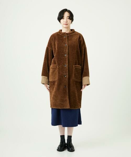 GIANNI LO GIUDICE / ジャンニ・ロ・ジュディチェ その他アウター | ボアタフタキルトコート | 詳細12