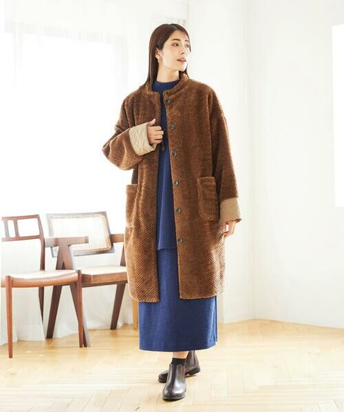 GIANNI LO GIUDICE / ジャンニ・ロ・ジュディチェ その他アウター | ボアタフタキルトコート | 詳細21