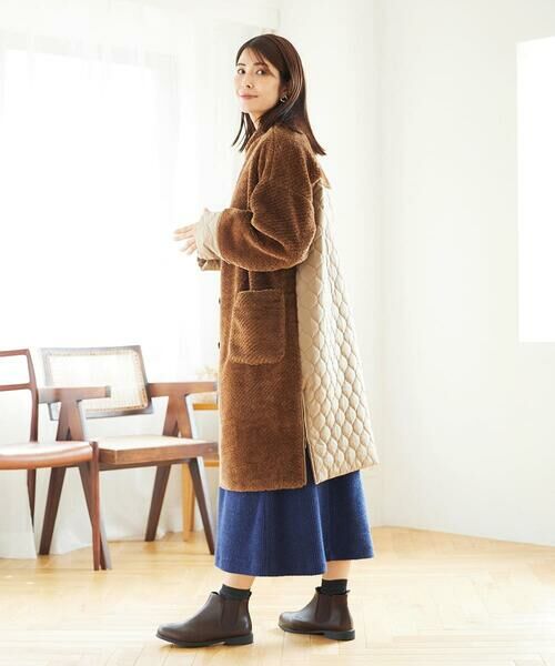 GIANNI LO GIUDICE / ジャンニ・ロ・ジュディチェ その他アウター | ボアタフタキルトコート | 詳細22