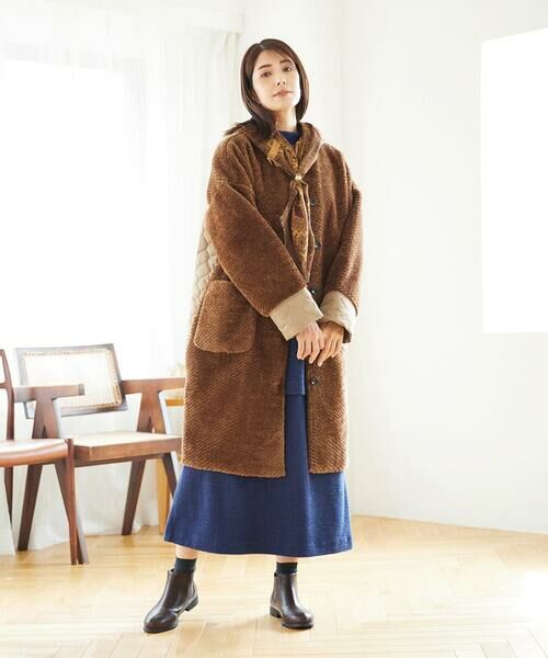 GIANNI LO GIUDICE / ジャンニ・ロ・ジュディチェ その他アウター | ボアタフタキルトコート | 詳細24