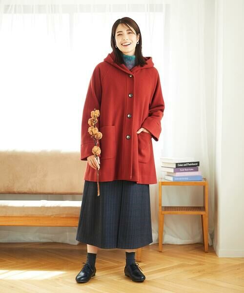 GIANNI LO GIUDICE / ジャンニ・ロ・ジュディチェ その他アウター | ウールモッサフーディーコート | 詳細5