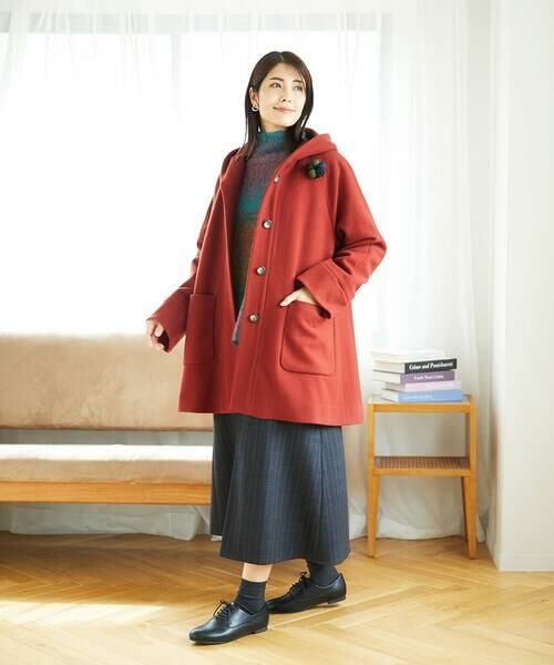 GIANNI LO GIUDICE / ジャンニ・ロ・ジュディチェ その他アウター | ウールモッサフーディーコート | 詳細6