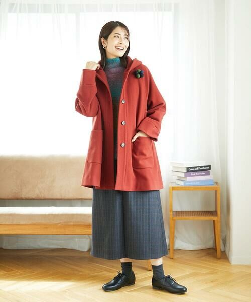 GIANNI LO GIUDICE / ジャンニ・ロ・ジュディチェ その他アウター | ウールモッサフーディーコート | 詳細7