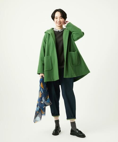 GIANNI LO GIUDICE / ジャンニ・ロ・ジュディチェ その他アウター | ウールモッサフーディーコート | 詳細12