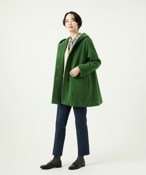 GIANNI LO GIUDICE / ジャンニ・ロ・ジュディチェ その他アウター | ウールモッサフーディーコート | 詳細14