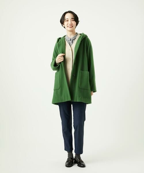 GIANNI LO GIUDICE / ジャンニ・ロ・ジュディチェ その他アウター | ウールモッサフーディーコート | 詳細15