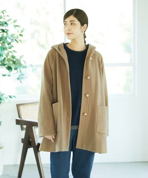 GIANNI LO GIUDICE / ジャンニ・ロ・ジュディチェ その他アウター | ウールモッサフーディーコート | 詳細16