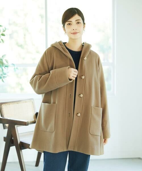 GIANNI LO GIUDICE / ジャンニ・ロ・ジュディチェ その他アウター | ウールモッサフーディーコート | 詳細17