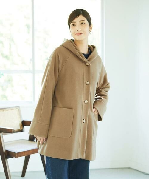 GIANNI LO GIUDICE / ジャンニ・ロ・ジュディチェ その他アウター | ウールモッサフーディーコート | 詳細19