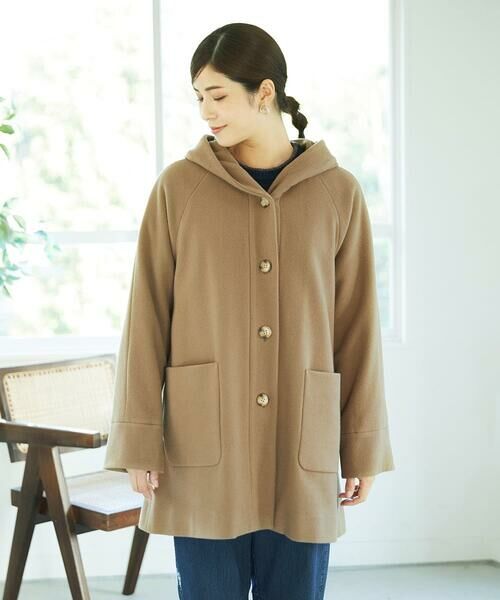 GIANNI LO GIUDICE / ジャンニ・ロ・ジュディチェ その他アウター | ウールモッサフーディーコート | 詳細20