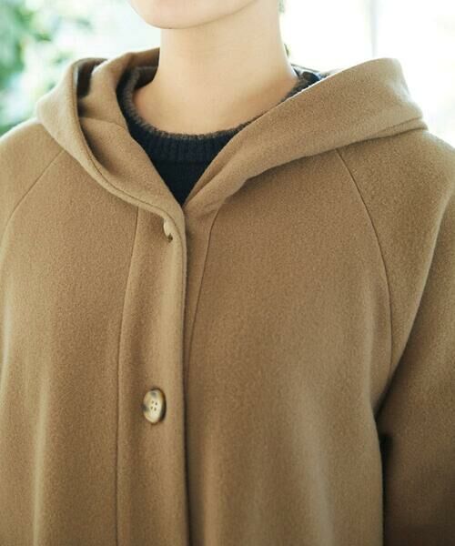 GIANNI LO GIUDICE / ジャンニ・ロ・ジュディチェ その他アウター | ウールモッサフーディーコート | 詳細23