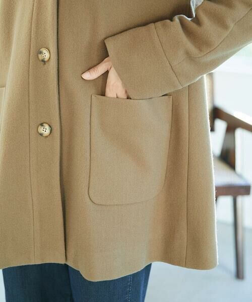 GIANNI LO GIUDICE / ジャンニ・ロ・ジュディチェ その他アウター | ウールモッサフーディーコート | 詳細25