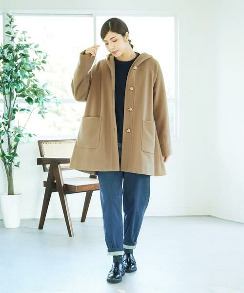 GIANNI LO GIUDICE / ジャンニ・ロ・ジュディチェ その他アウター | ウールモッサフーディーコート | 詳細30