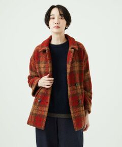 GIANNI LO GIUDICE / ジャンニ・ロ・ジュディチェ ピーコート | [日本製]ループチェックウールコート