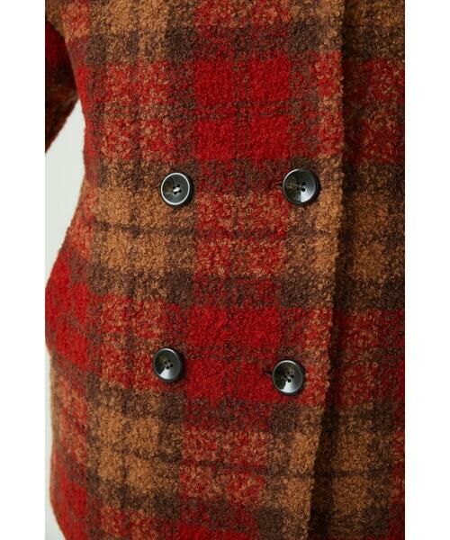 GIANNI LO GIUDICE / ジャンニ・ロ・ジュディチェ ピーコート | [日本製]ループチェックウールコート | 詳細10