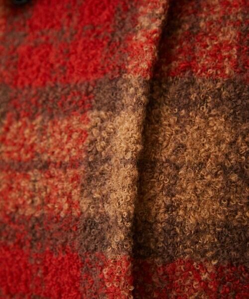 GIANNI LO GIUDICE / ジャンニ・ロ・ジュディチェ ピーコート | [日本製]ループチェックウールコート | 詳細11