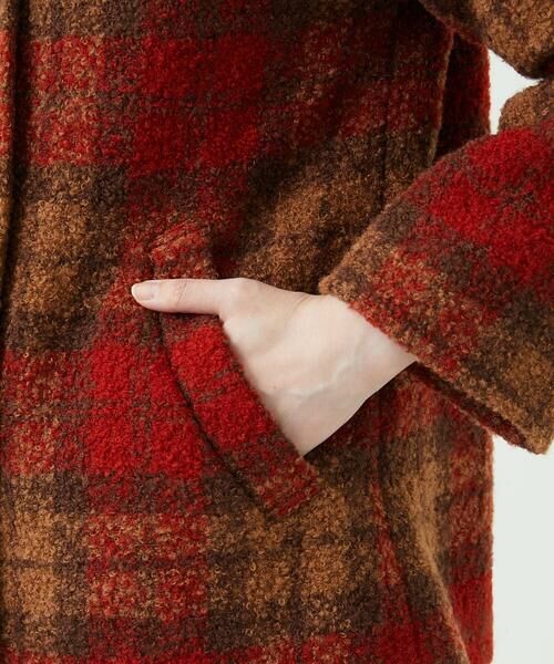 GIANNI LO GIUDICE / ジャンニ・ロ・ジュディチェ ピーコート | [日本製]ループチェックウールコート | 詳細9