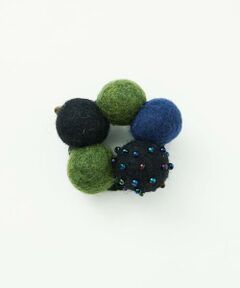 GIANNI LO GIUDICE / ジャンニ・ロ・ジュディチェ ブローチ・コサージュ | [日本製]フェルトボールブローチ