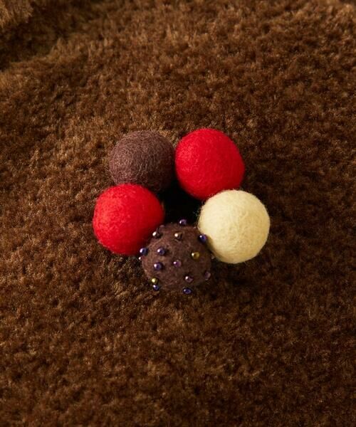 GIANNI LO GIUDICE / ジャンニ・ロ・ジュディチェ ブローチ・コサージュ | [日本製]フェルトボールブローチ | 詳細2