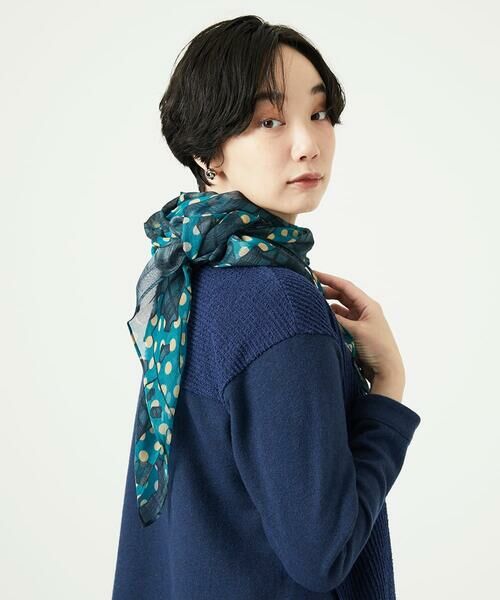 GIANNI LO GIUDICE / ジャンニ・ロ・ジュディチェ マフラー・ショール・スヌード・ストール | [洗える]モダールカシミヤイタリアプリントストール | 詳細10