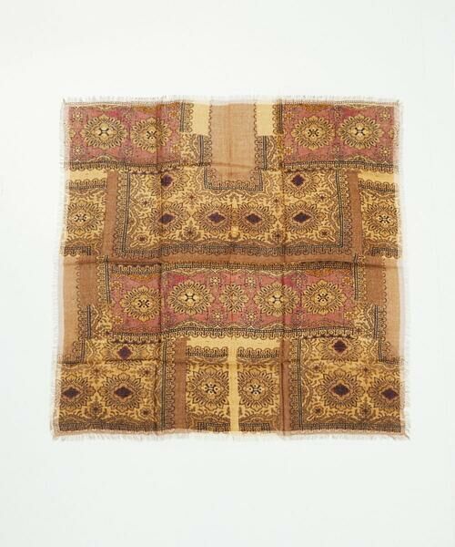 GIANNI LO GIUDICE / ジャンニ・ロ・ジュディチェ マフラー・ショール・スヌード・ストール | [洗える]エスニックスクエアストール | 詳細5