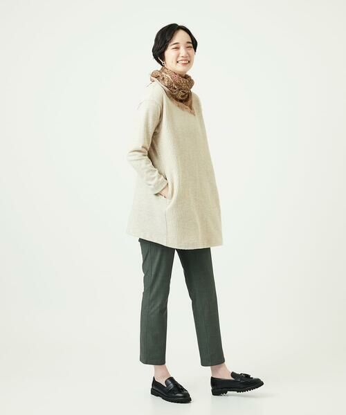 GIANNI LO GIUDICE / ジャンニ・ロ・ジュディチェ マフラー・ショール・スヌード・ストール | [洗える]エスニックスクエアストール | 詳細8