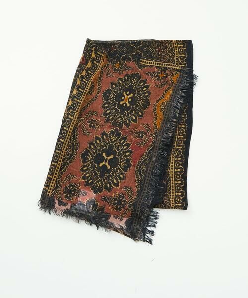 GIANNI LO GIUDICE / ジャンニ・ロ・ジュディチェ マフラー・ショール・スヌード・ストール | [洗える]エスニックスクエアストール | 詳細11
